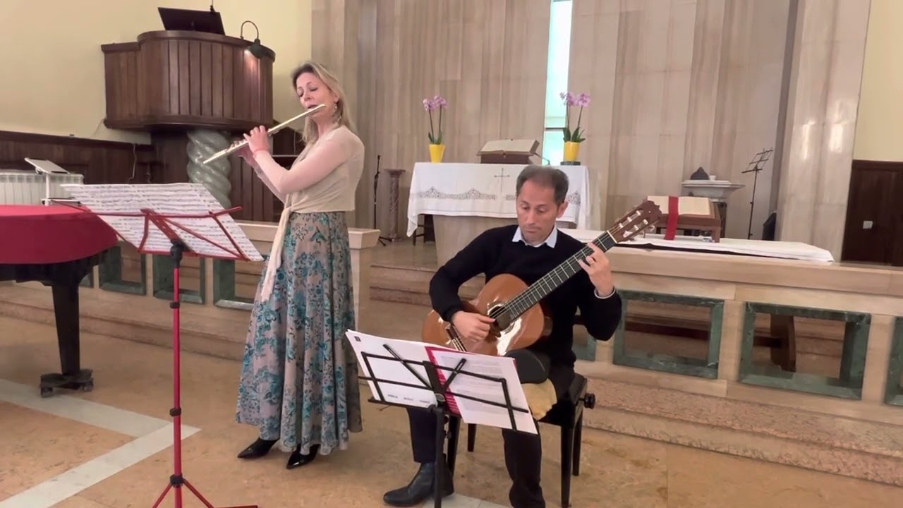 Erik Satie Gymnopedie n.1 flute and guitar version