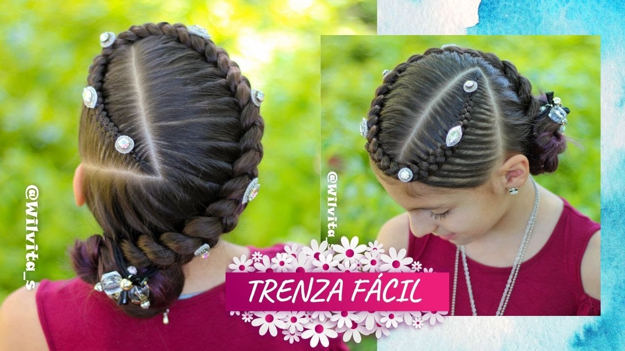 ❤❣ HERMOSO PEINADO con trenza de MODA / ▶ PEINADOS FÁCILES y elegantes‼‼
