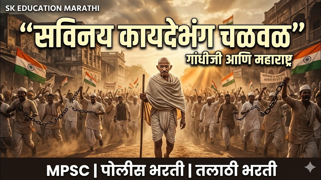 सविनय कायदेभंग चळवळ काय होती? | गांधीजी आणि महाराष्ट्र | History