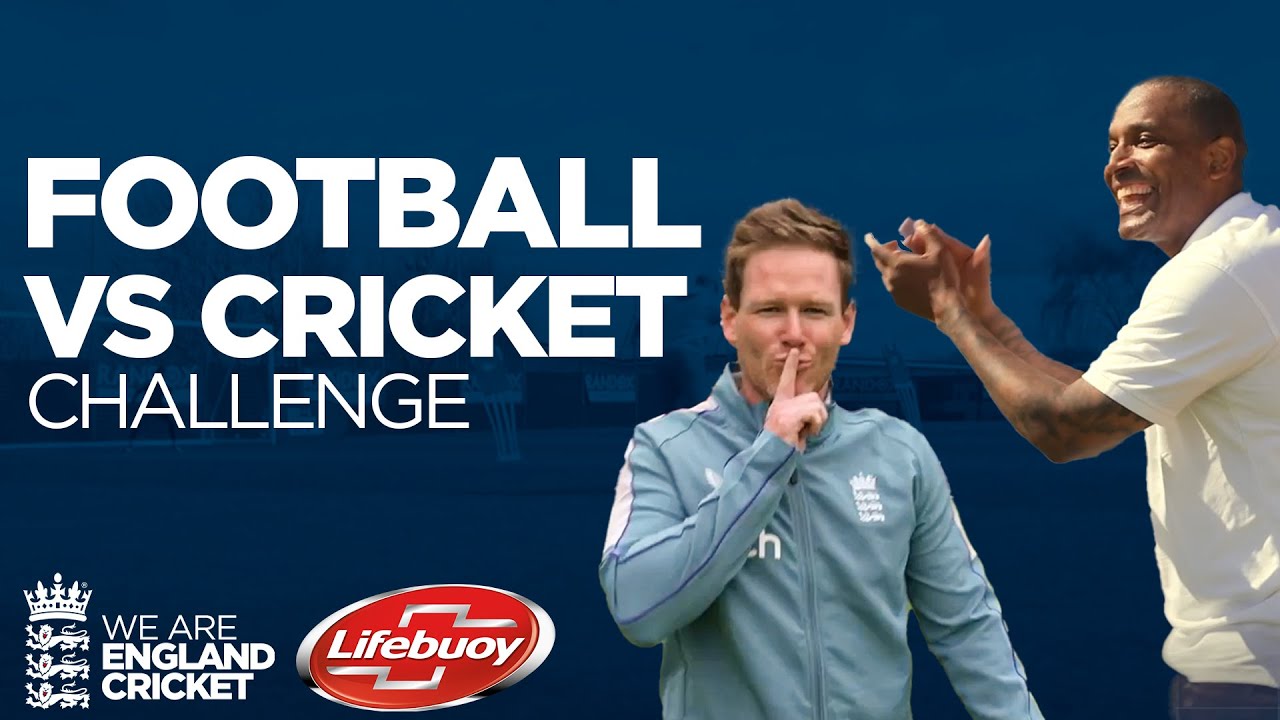 🎯Eoin Morgan’s Deadly Finish! | Football vs Cricket Challenge | Lifebuoy: Home or Away - Episode 3