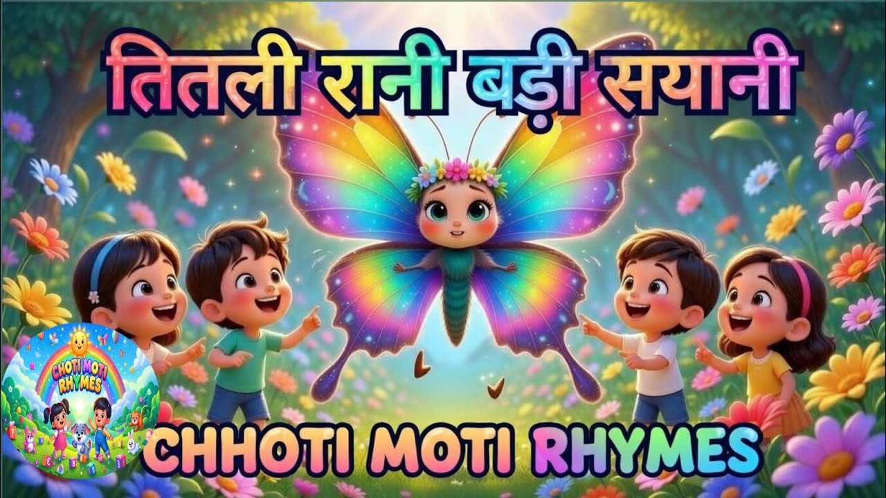 Titli Rani 🦋 | Titli Rani Poem Song | Titli Hu Main | Chh..
