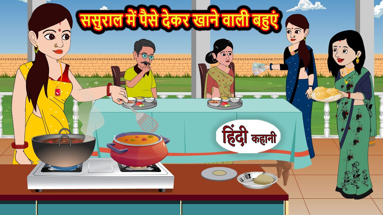 ससुराल में पैसे देकर खाने वाली बहुएं | Bedtime Stories | Moral Kahani | Stories in Hindi | Comedy