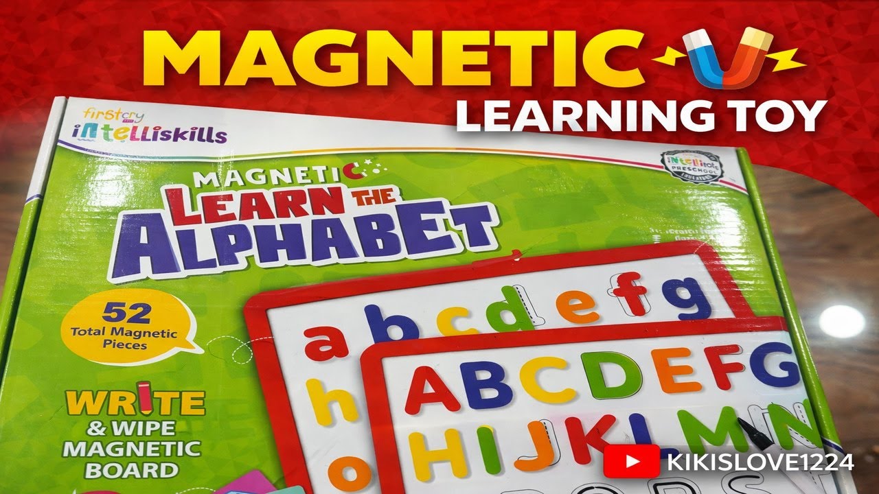Intelliskills Magnetic Learning Toy Review FirstCry Magnetic Set for Kids