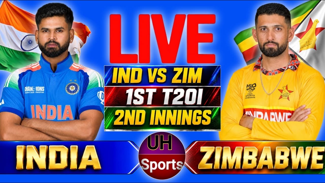 🔴INDIA Vs ZIMBABWE LIVE - 1st T20 | Live Cricket Score & Commentary | Cricket Live Match 2nd Innings