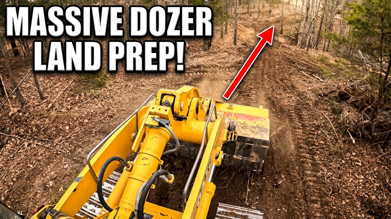 Bulldozer Cutting New Road Through Ozarks Forest - Project 205 Updates!