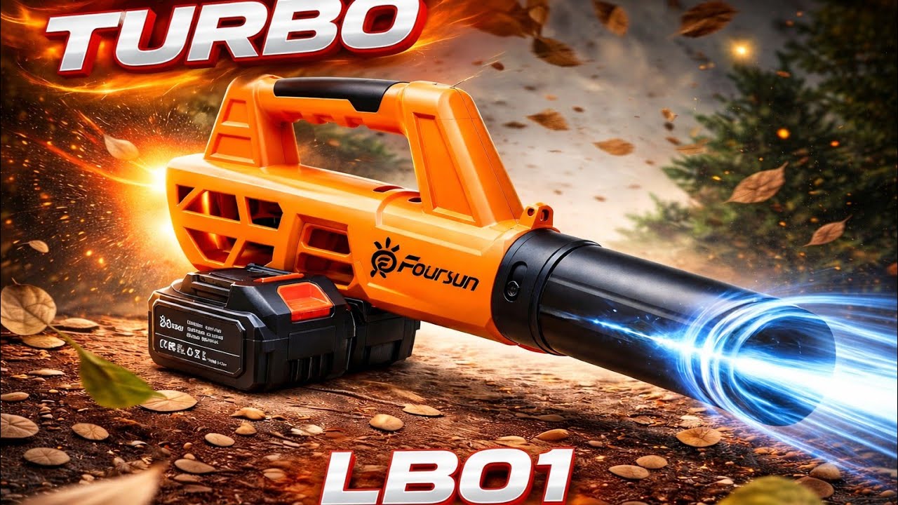Высокопроизводительный электрический воздуходувка FOURSUN LB01 с бесщеточным турбовентилятором дл...