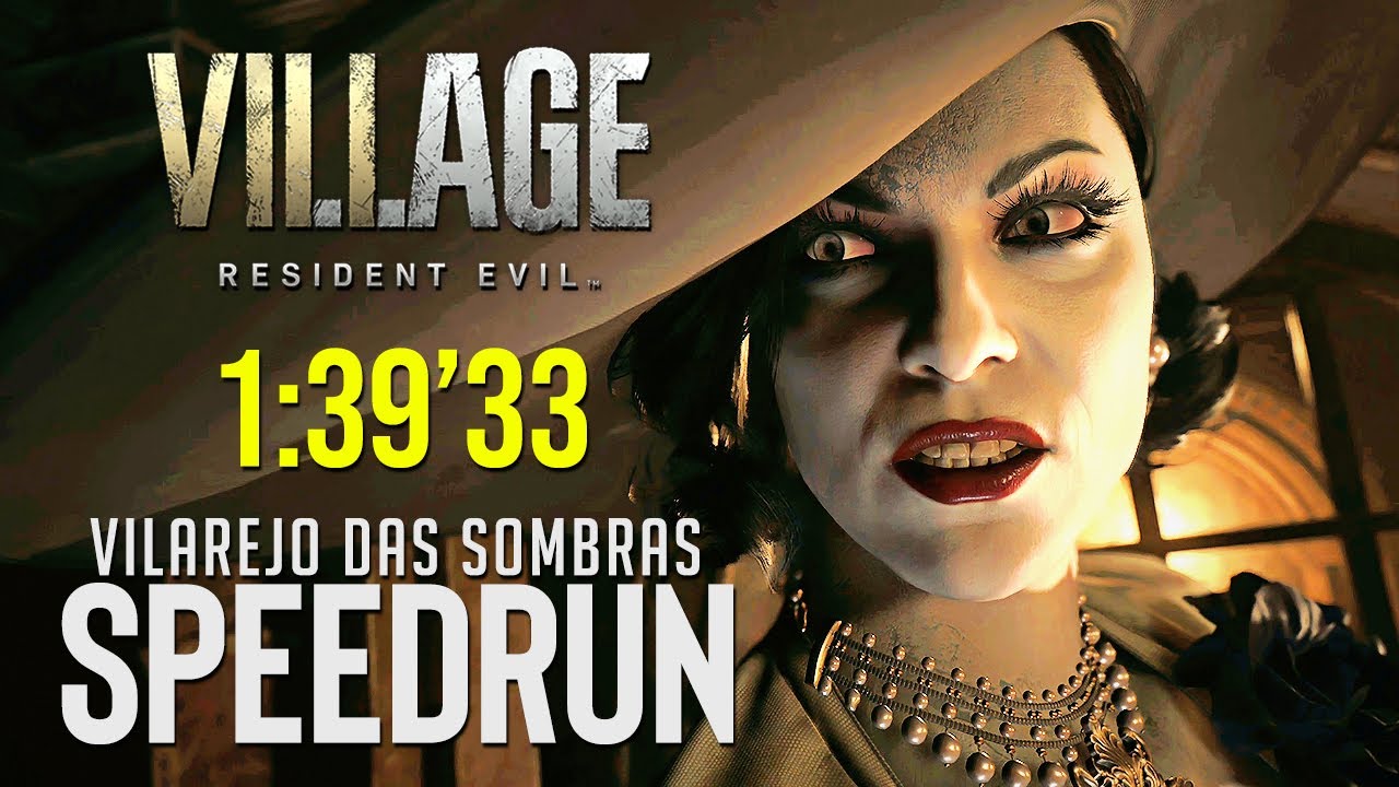 ZERANDO RESIDENT EVIL VILLAGE MUITO RÁPIDO NA DIFICULDADE MAIS DIFÍCIL | Speedrun React 1:39'33