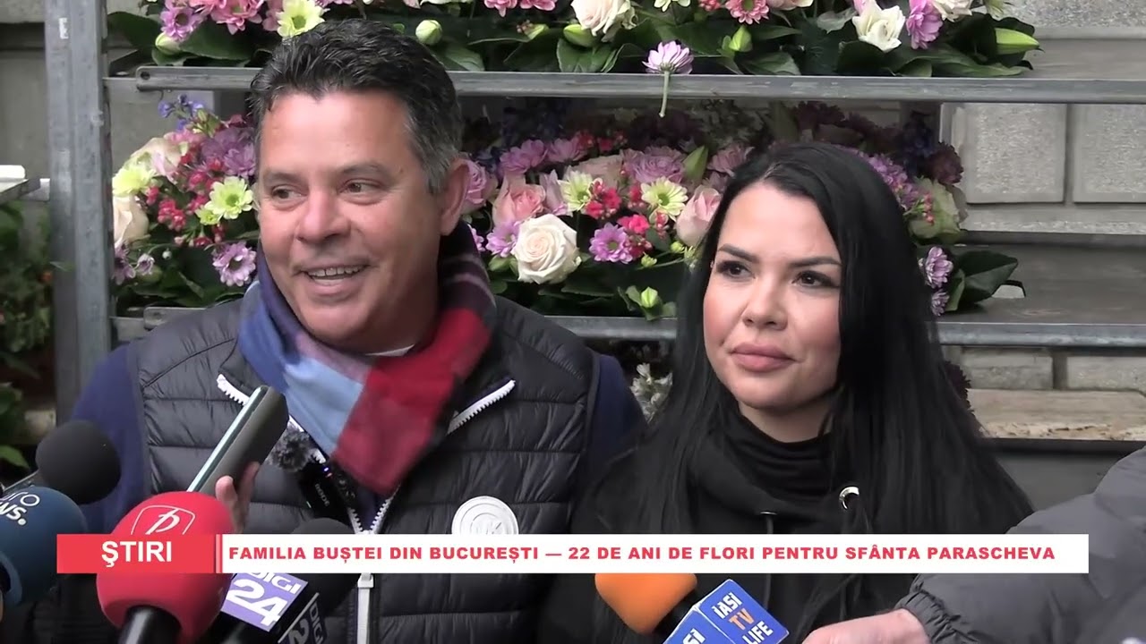 22 de ani de flori pentru Sfânta Parascheva | O tradiție a familiei Buștei, născută din credință.