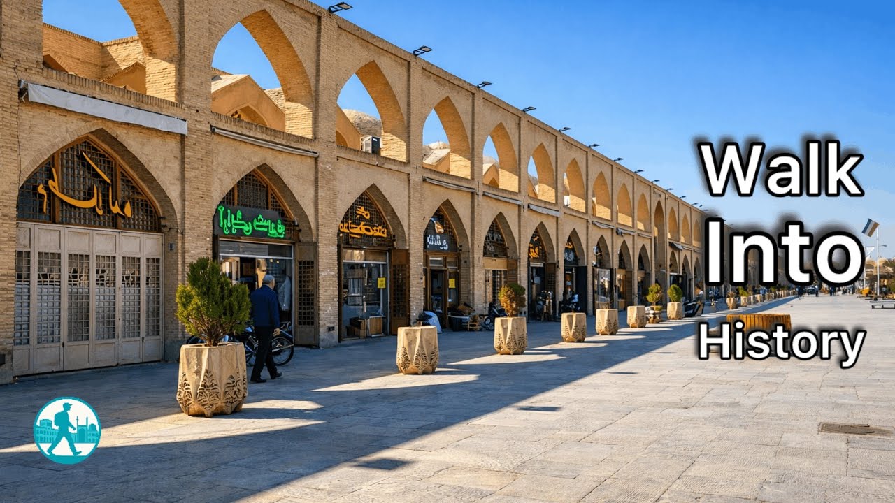 A Calm Walking Tour in Imam Ali Square | Hidden Historic Heart of Isfahan