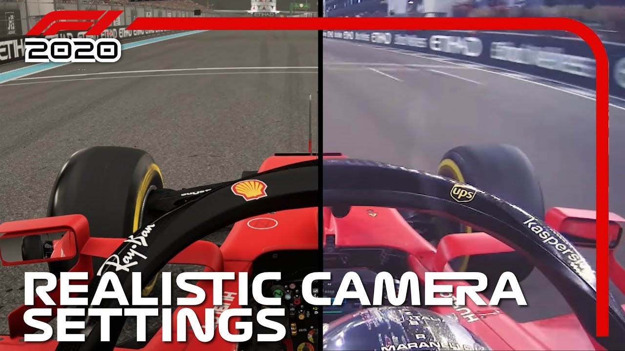 F1 2020 REALISTIC CAMERA SETTINGS TUTORIAL