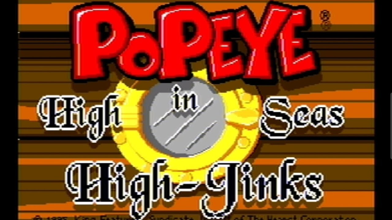 Popeye: in High Seas High Jinks (1995, Unreleased) Sega Genesis/Mega Drive Playthrough