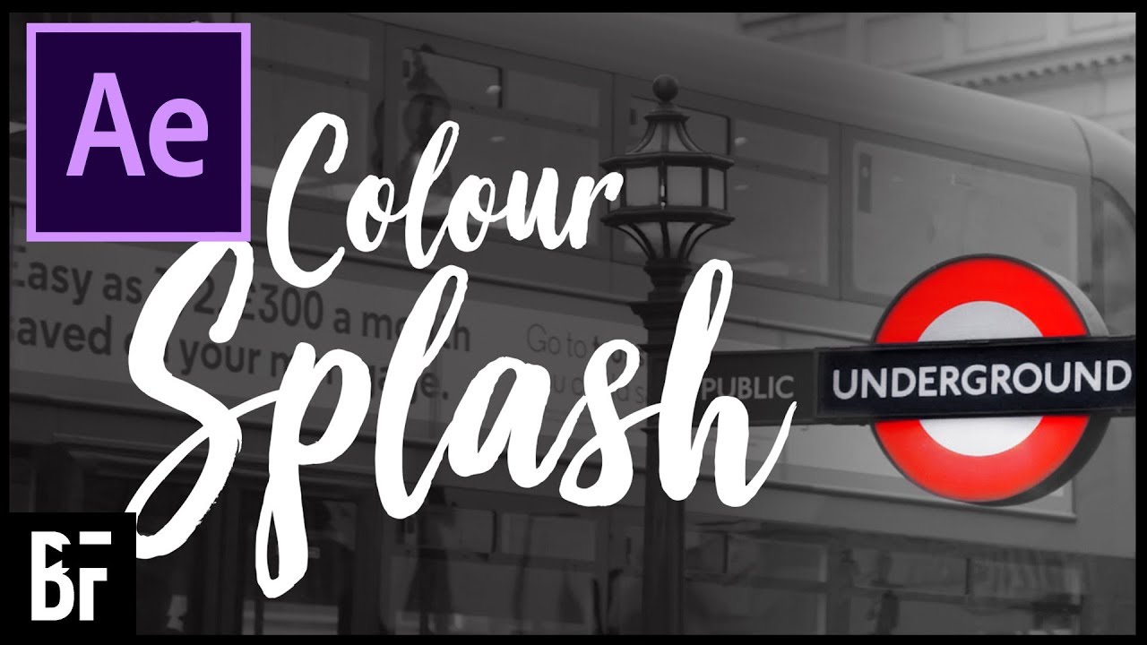 Colour Splash Effect in After Effects CC