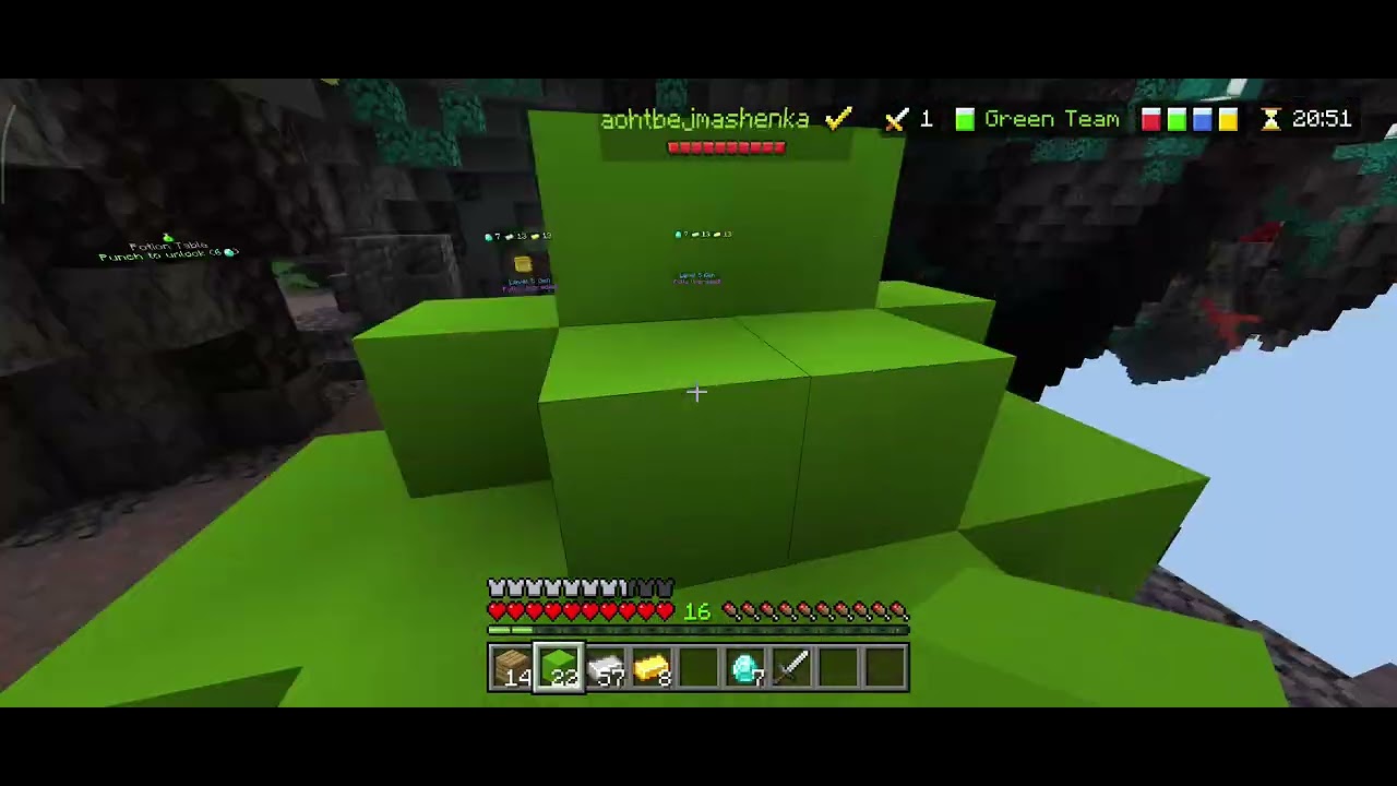 JOGANDO BED WARS 🛏️|| SERVIDOR THE VIVE|| Minecraft bedrock 