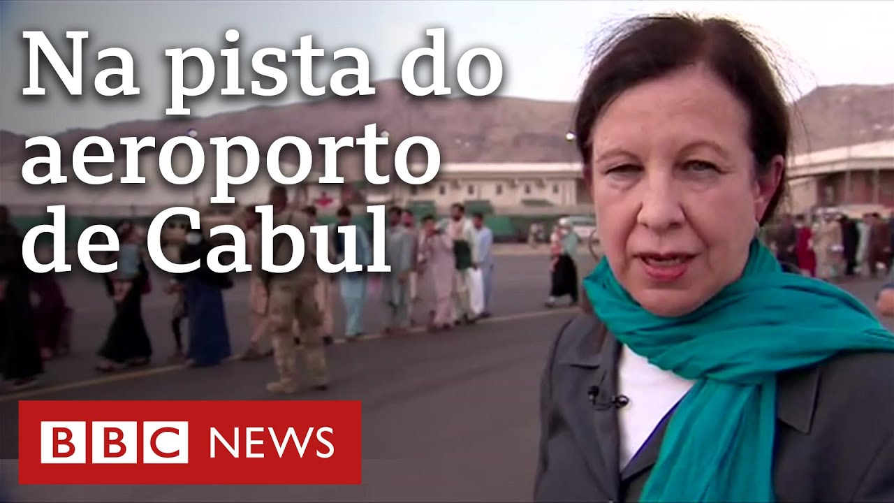 Correspondente da BBC mostra operação de resgate no aeroporto de Cabul