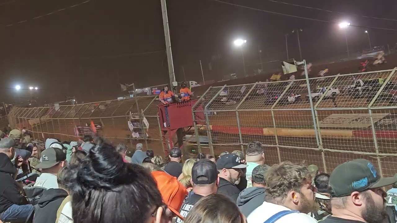 The World Of Outlaws Sprint Cars At The Talladega Dirt Track  March 6th  2026.