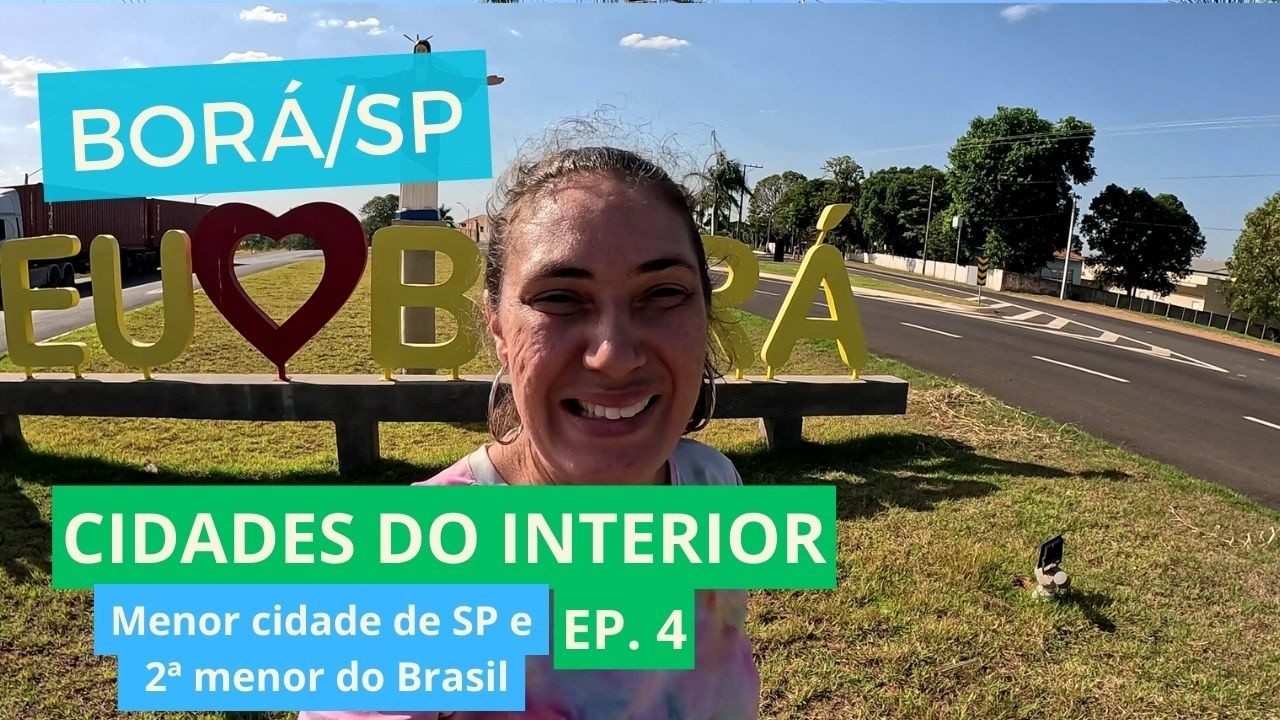 BOR&Aacute; a MENOR cidade do Estado de SP e a segunda MENOR do BRASIL