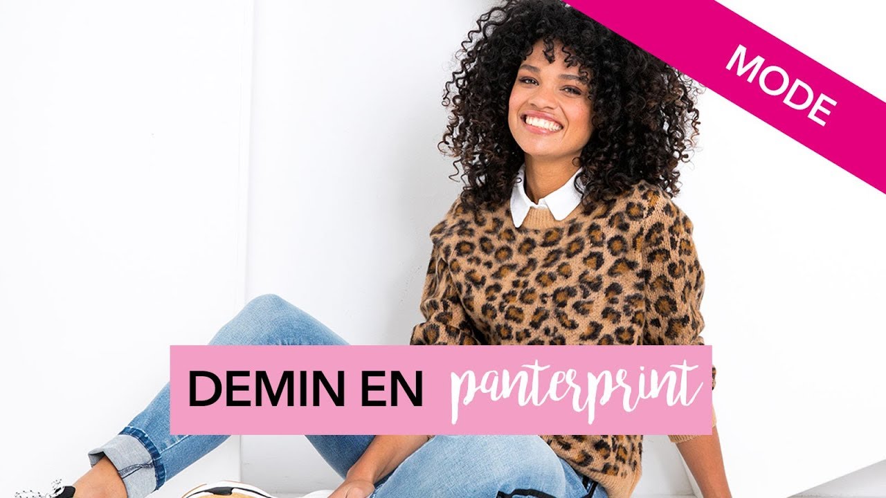 Zo combineer je panterprint met demin