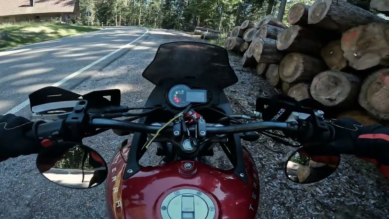 Full Power RAW!  -  G.P.R Exhaust - Derbi Terra 125