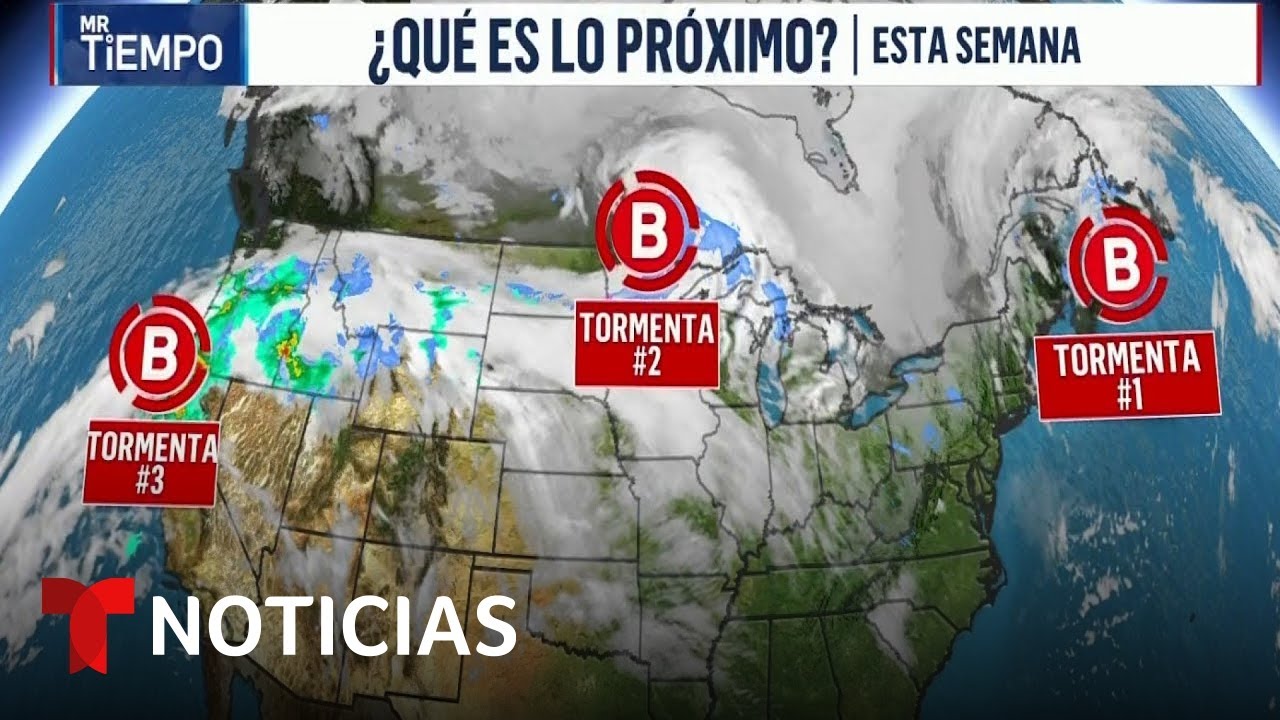 No baje la guardia, dos nuevas tormentas invernales se acercan al país
