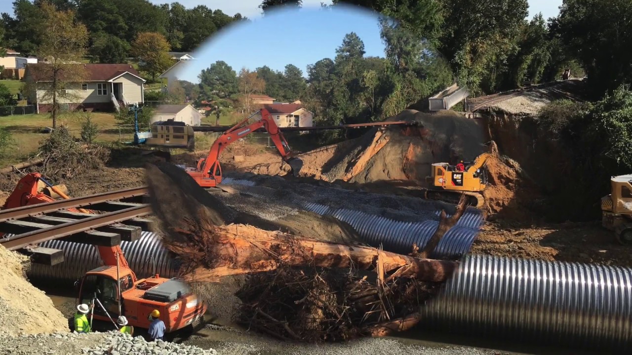 CSX & A&R Fayetteville Washout Repairs Fayetteville NC