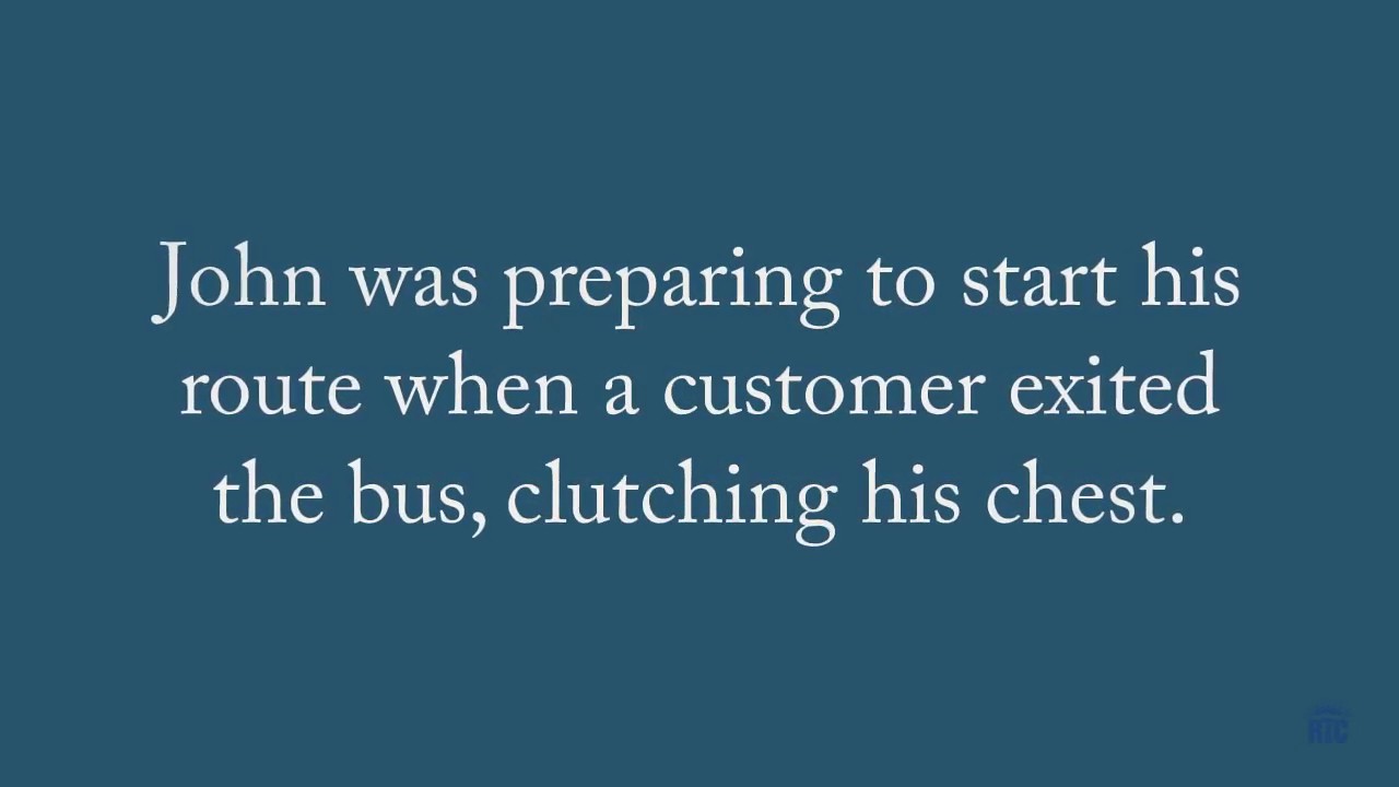 Bus driver saves passenger during medical episode