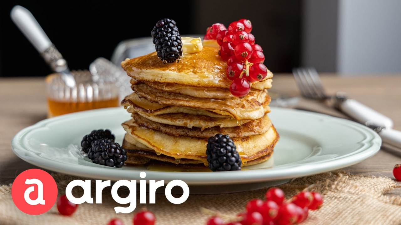 Pancakes σπιτικά και ζουμερά της Αργυρώς | Αργυρώ Μπαρμπαρίγου