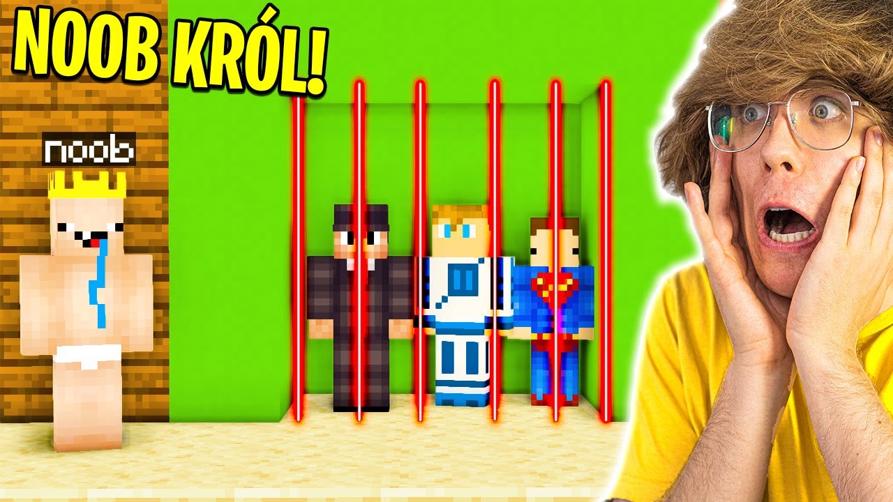 ZŁY NOOB Został KRÓLEM! - Minecraft Ferajna XD