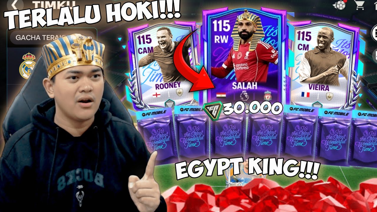 AKU TOP UP 30.000 FC POINT MENCARI RAJA MESIR MO SALAH, ROONEY & PEMAIN TERBARU! - EA FC MOBILE 26