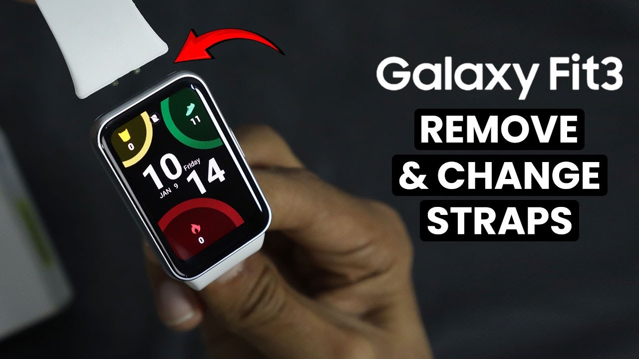 How to Change and Remove Straps on Samsung Galaxy Fit 3 (Change Band)