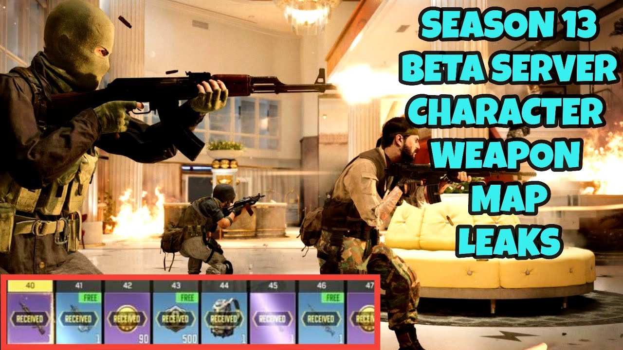 SEASON 13 Beta Server Maps Weapon Character Leaks Cod Mobile | Cod Mobile S13 Leaks | TAP AROUND