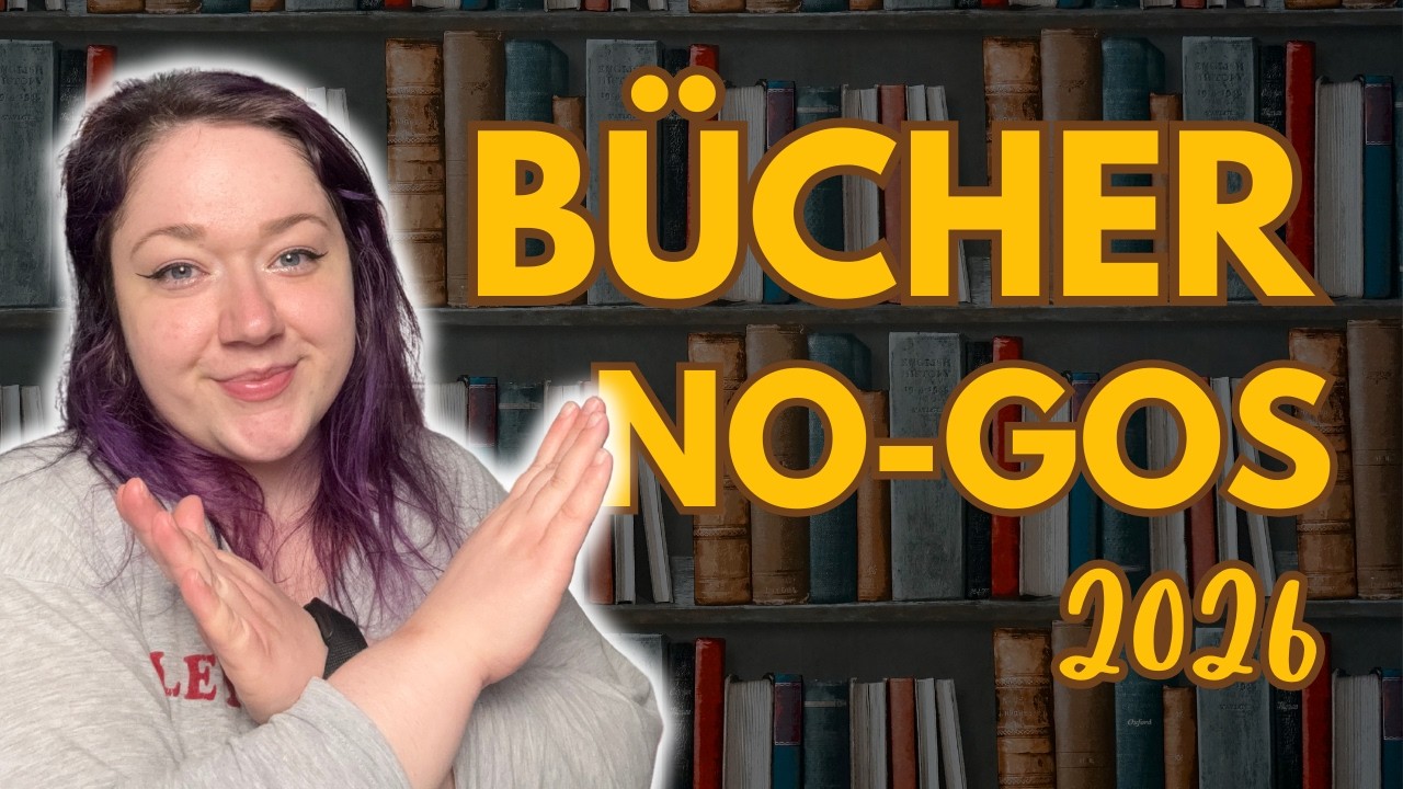 BÜCHER, die wir 2026 NICHT mehr lesen/ kaufen sollten ❌ Weniger Zeitverschwendung & mehr Lesespaß