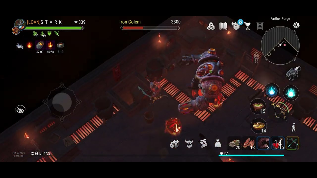 FROSTBORN - Iron Golem boss, Normal Mode best strategy 