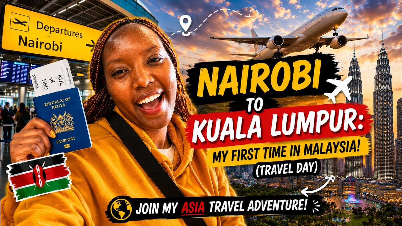 Nairobi to ✈️ Kuala Lumpur: My First Time in Malaysia! (Travel Day) Join My Asia Travel Adventure!