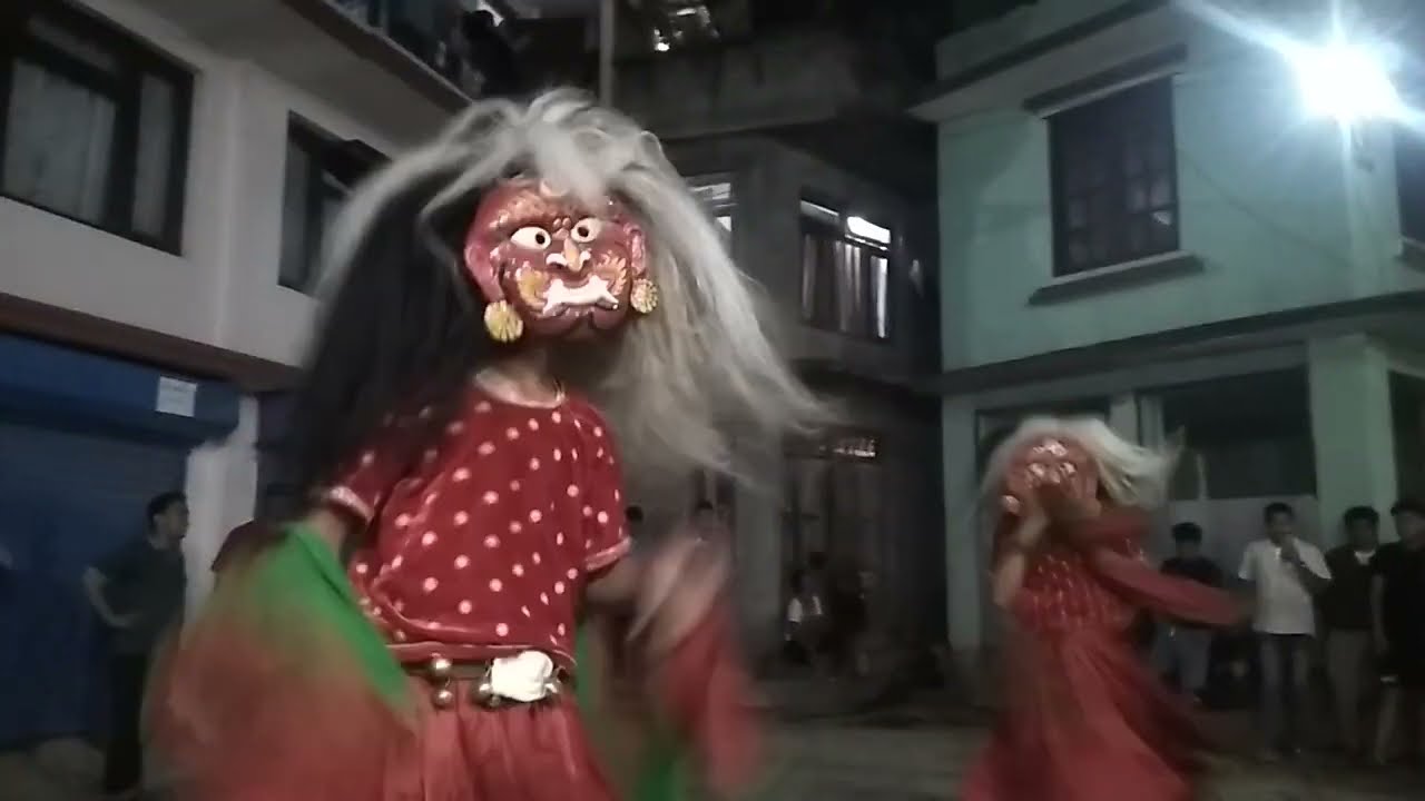 Dhime Bata lakhe nikalera nachako . BOSHIGAUN LAKHE DANCE