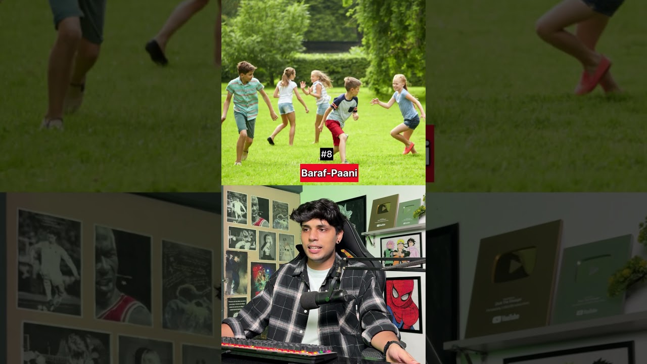 Most Popular Childhood Outdoor Games😁! #ytshorts #facts #quiz