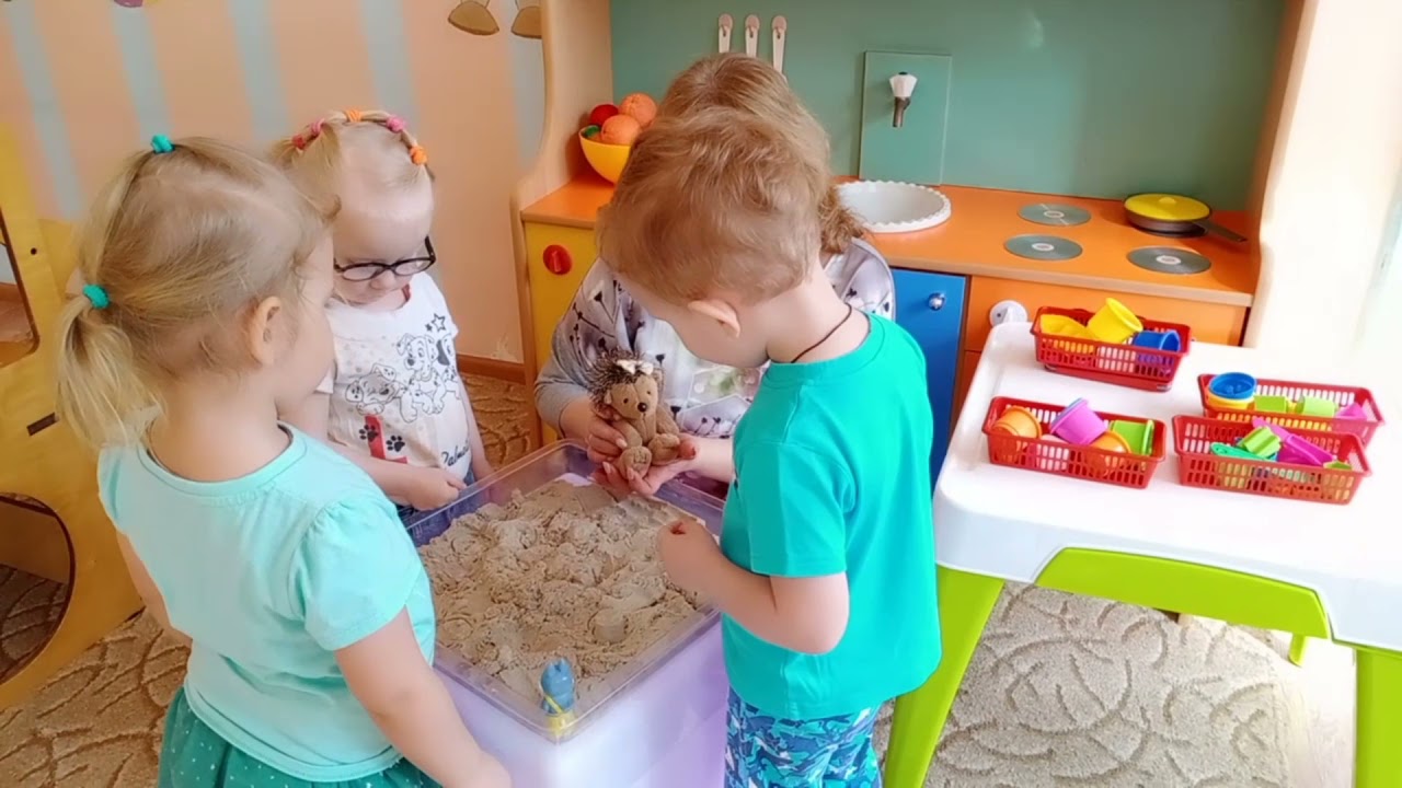 Игры с кинетическом песком