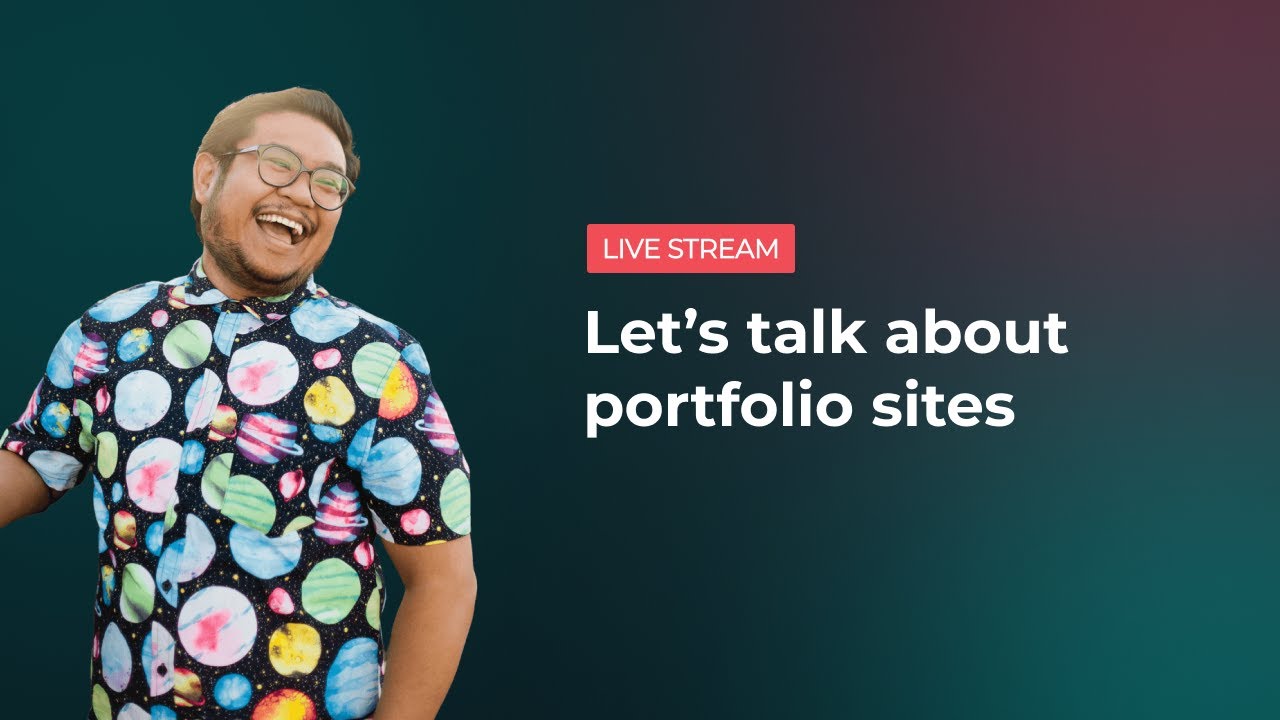 Let's talk about portfolio sites - Pixel Geek Livestream