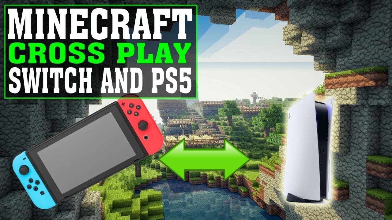 HOW TO CROSS PLAY MINECRAFT BETWEEN SWITCH AND PLAYSTATION 5 2024 EDITION #minecraft #gaming