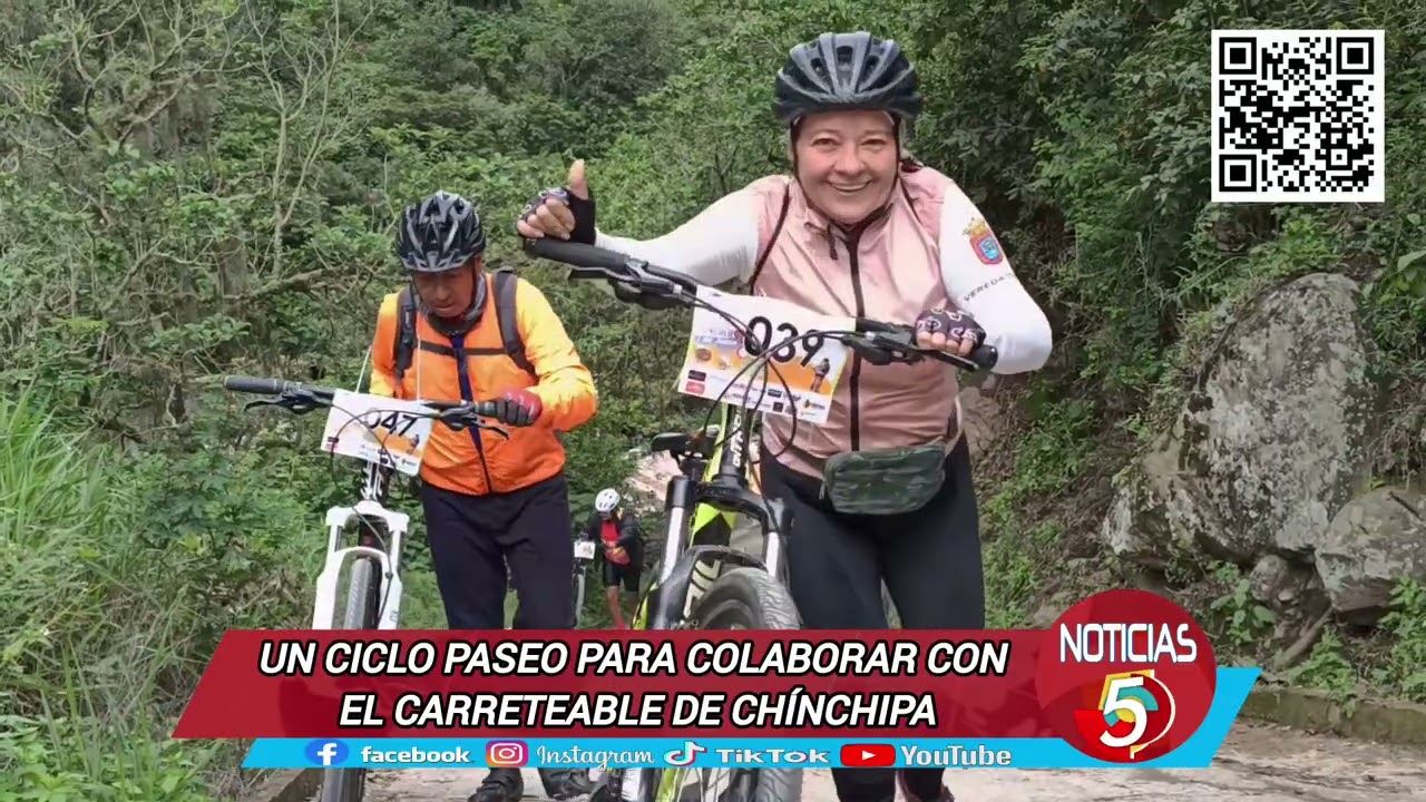 UN CICLO PASEO PARA COLABORAR CON EL CARRETEABLE DE CHÍNCHIPA