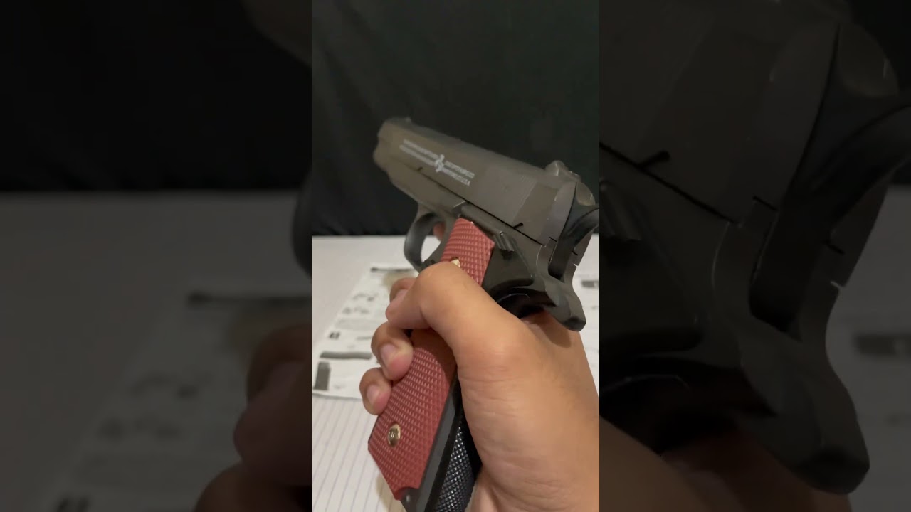 Colt 1911 BB Gun #shorts#airsoft #experiment