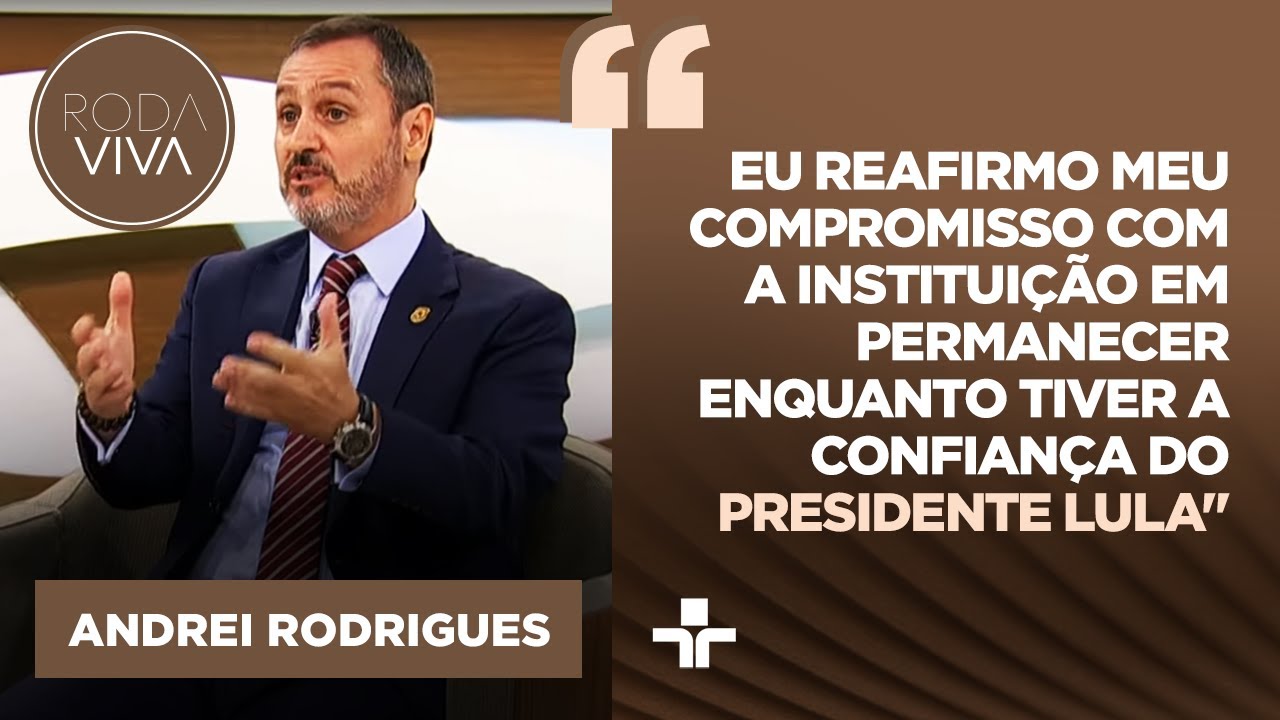 Andrei Rodrigues, diretor-geral da Pol&iacute;cia Federal responde sobre PERMAN&Ecirc;NCIA NO CARGO