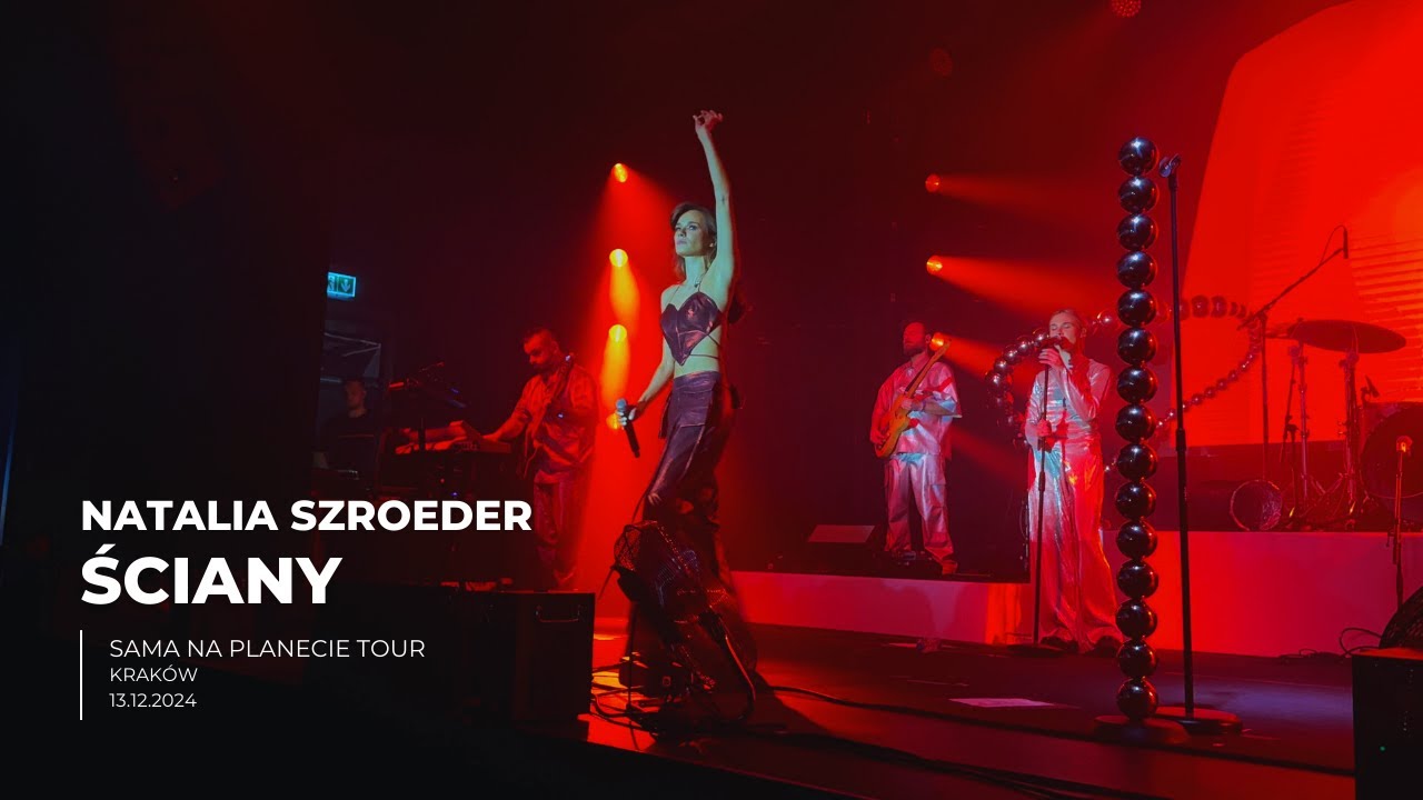 🎥 Natalia Szroeder - Ściany | Kraków 13.12.2024 | 4K |