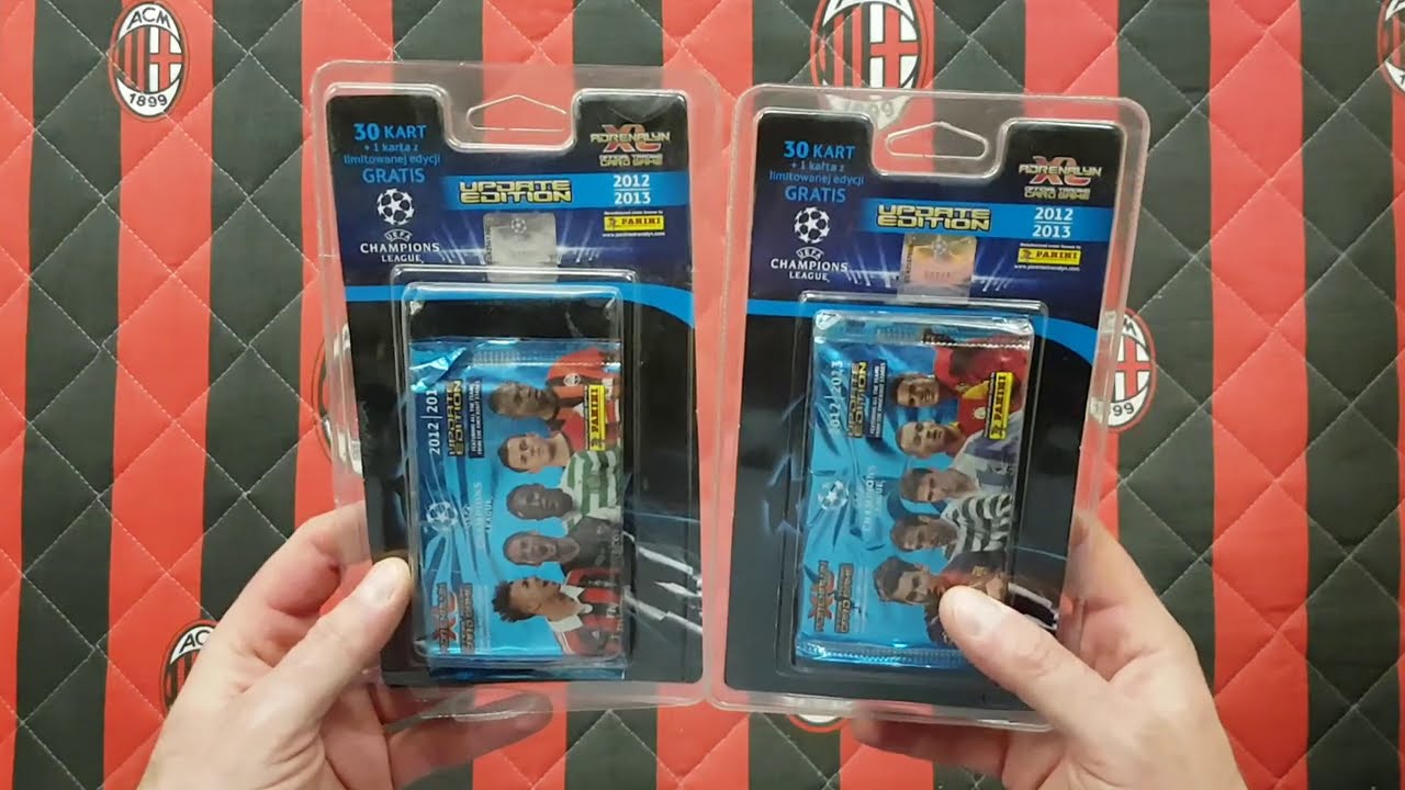 POWRÓT DO PRZESZŁOŚCI - PANINI CHAMPIONS LEAGUE 2012/13 WERSJA UPDATE - POJEDYNEK BLISTERKÓW!!!