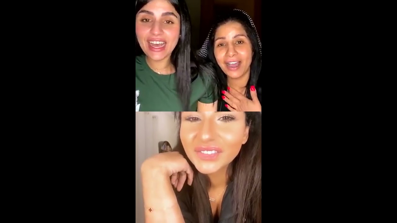 لايف شيماء سليمان مع امها مي البلوشي و اختها سعودة بمناسبة يوم ميلادها || 10 يوليو 2020