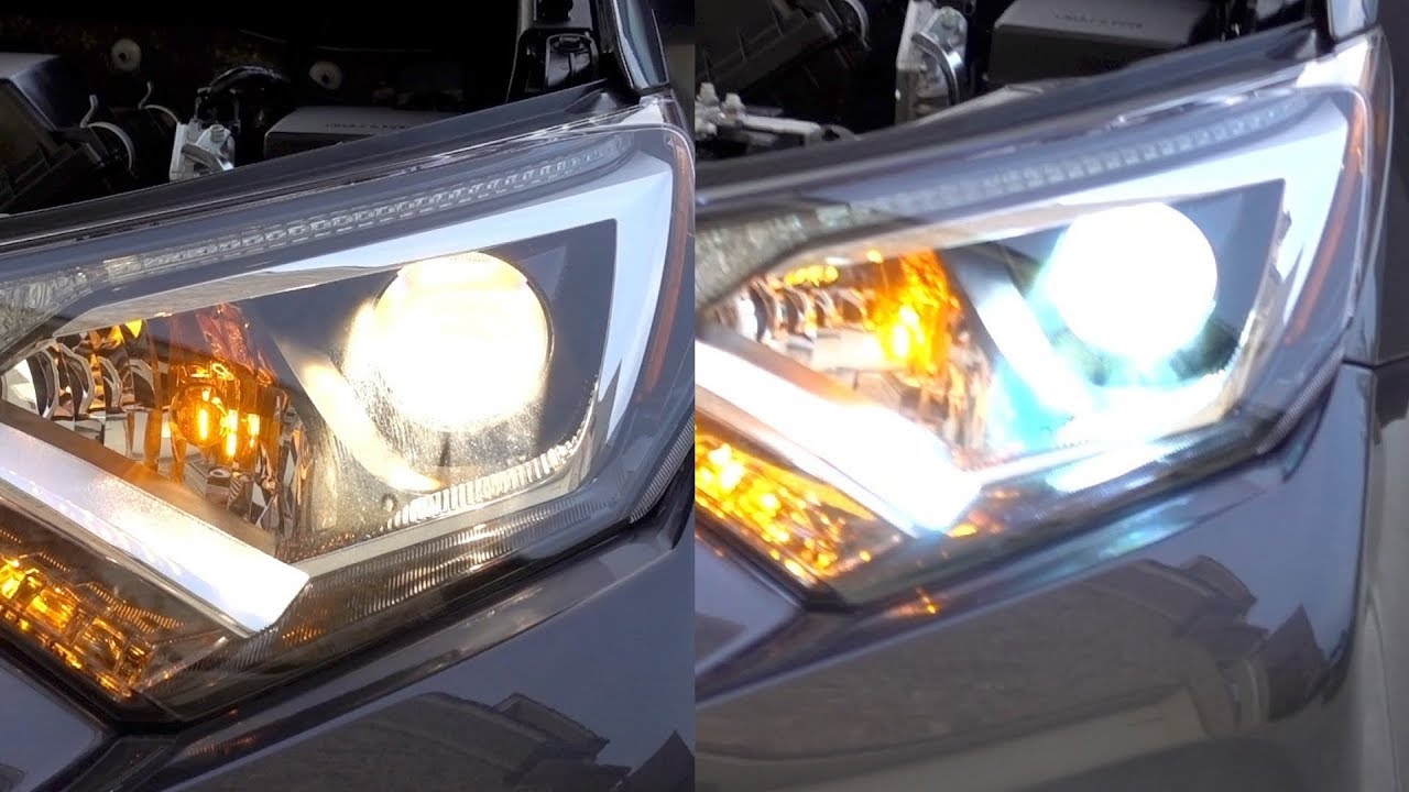 How To Replace Headlight Bulbs to LEDs 2018 RAV4