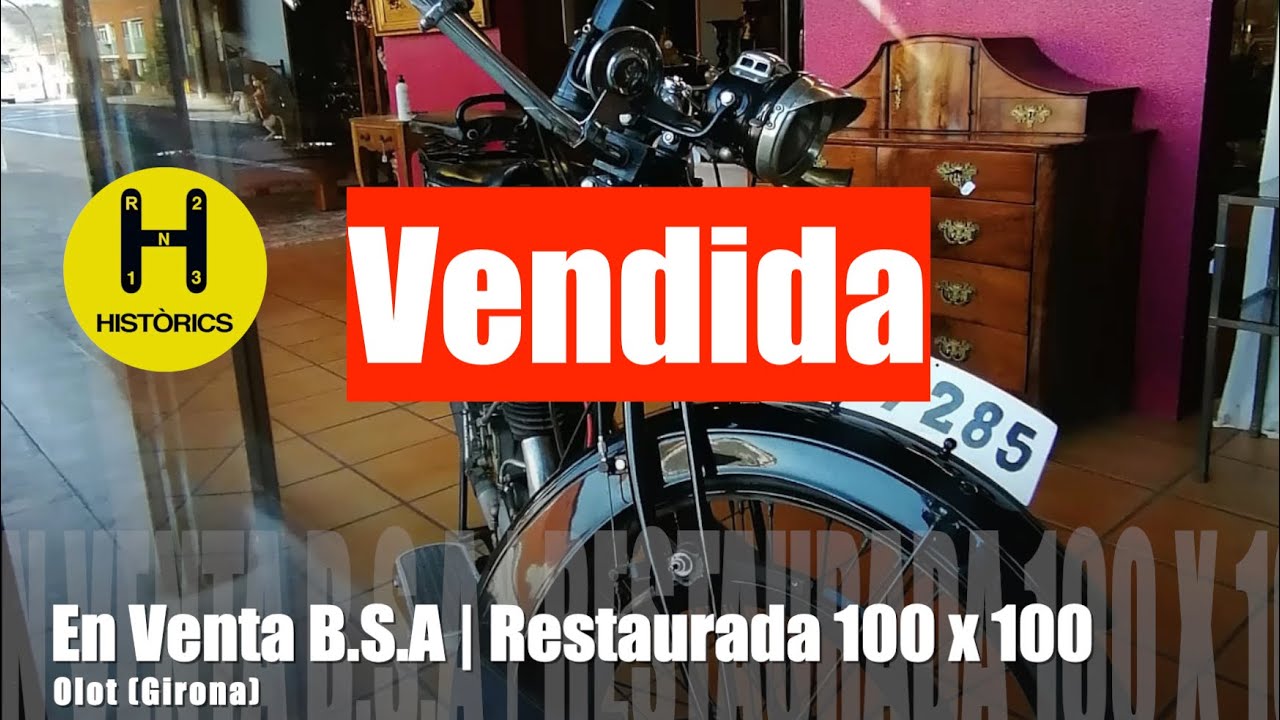 En Venta B S A | Restaurada 100 x 100 | moto antigua