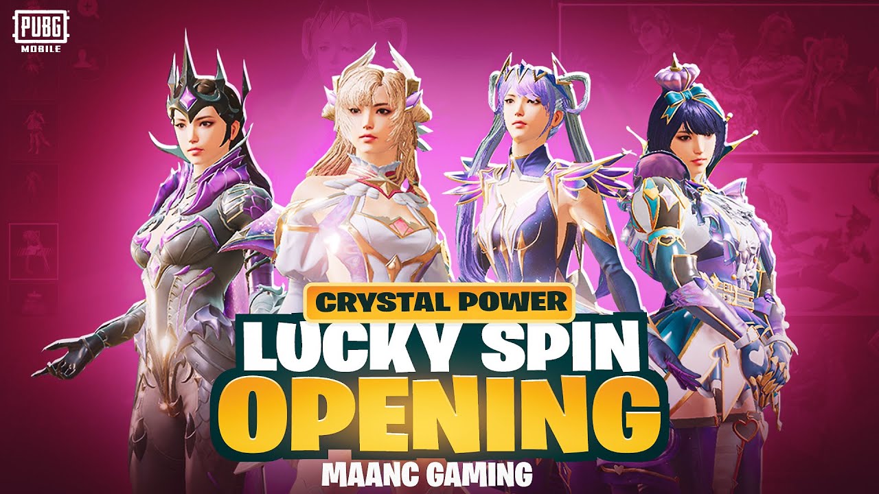 CRYSTAL POWER SPIN | CRYSTAL POWER LUCKY SPIN CRATE OPENING | LUKIEST CRATE OPENING EVER🔥🔥