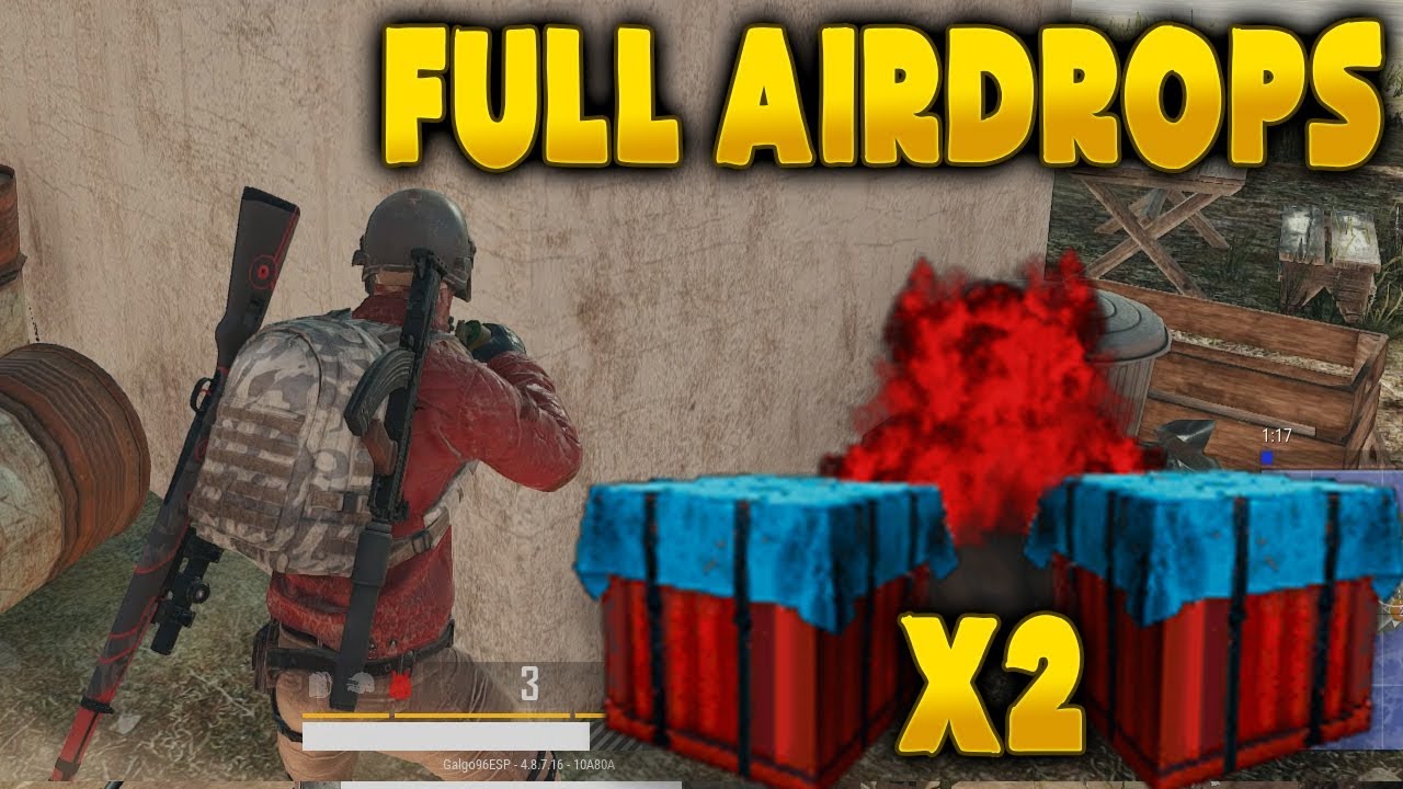 ¡FULL AIRDROPS! NOS VIENEN TODOS!! | PLAYERUNKNOWN'S BATTLEGROUNDS (PUBG)