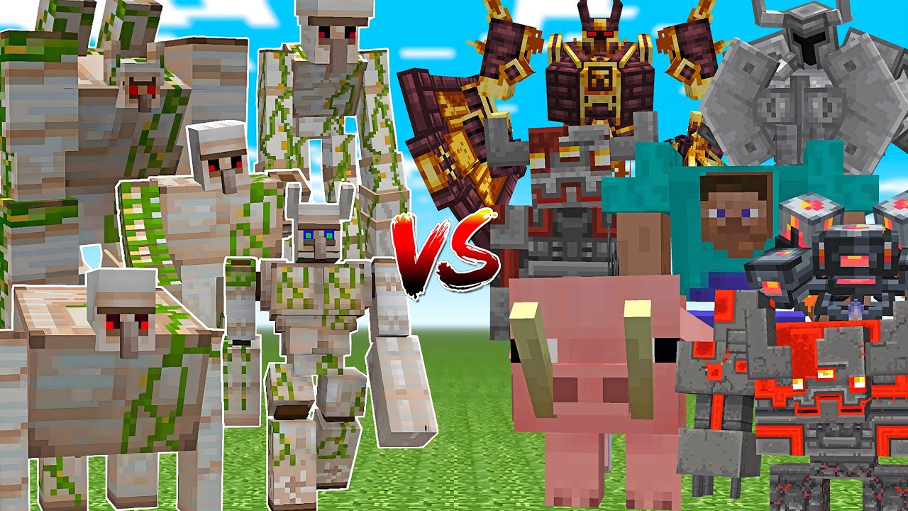 ALL IRON GOLEMS vs ALL RANDOM BOSSES?