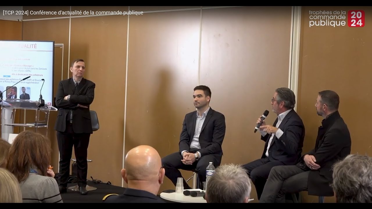 [TCP 2024] Conférence d'actualité de la commande publique